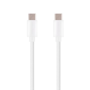 Musthavz GoEasy USB-C to USB-C Nylon Cable 1m, white