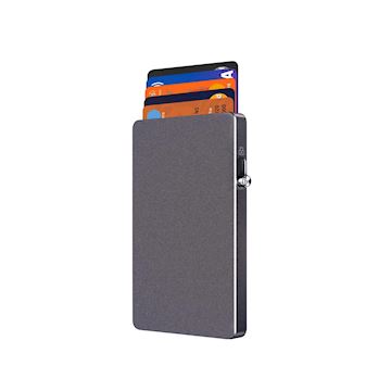 Musthavz MagSlider Magnetic Card Wallet holder, space gray