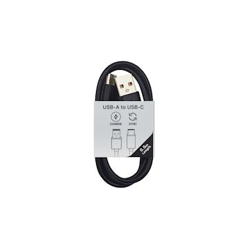 Musthavz to Go USB-A to USB-C Cable 0.5 meter, black