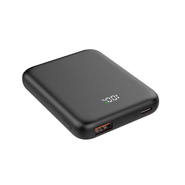 Musthavz Slim2 5,000 mAh power bank, black